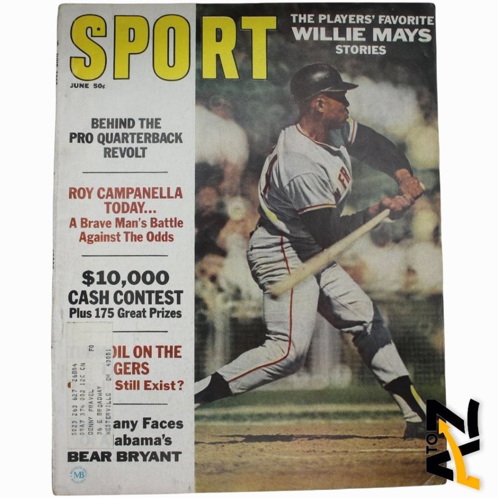 Sport Magazine 1967 June THE PLAYERS FAVORITE WILLIE MAYS Cover